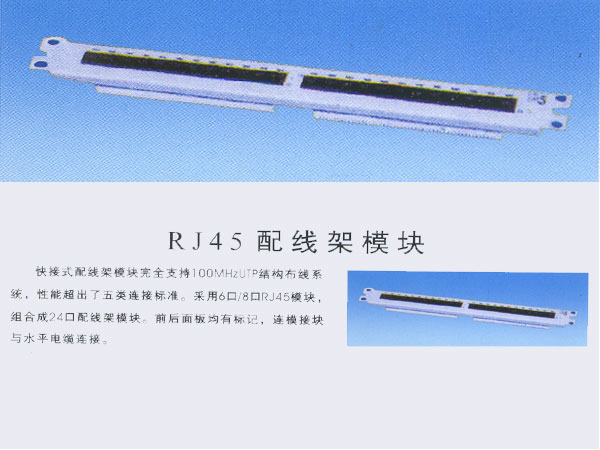 RJ45配线架模块